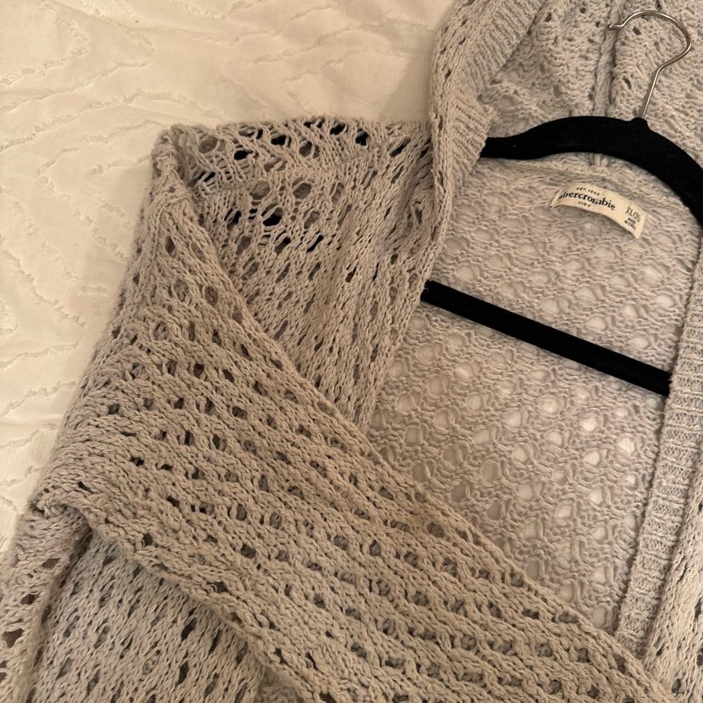 Abercrombie kids long cardigan